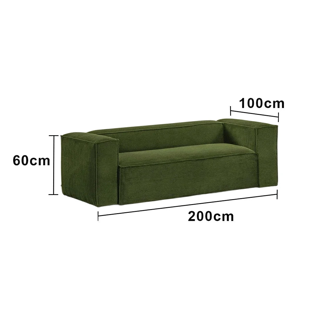 LUXORA B203A Sofa Compressible Packaging Quick Rebound Cushion High Density Foam Core Space Saving Design