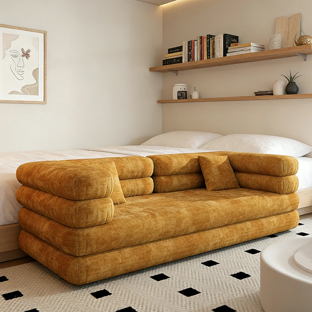 LUXORA B108A 180/200cm Sofa Compressible Packaging Quick Rebound Cushion High Density Foam Core Space Saving Design