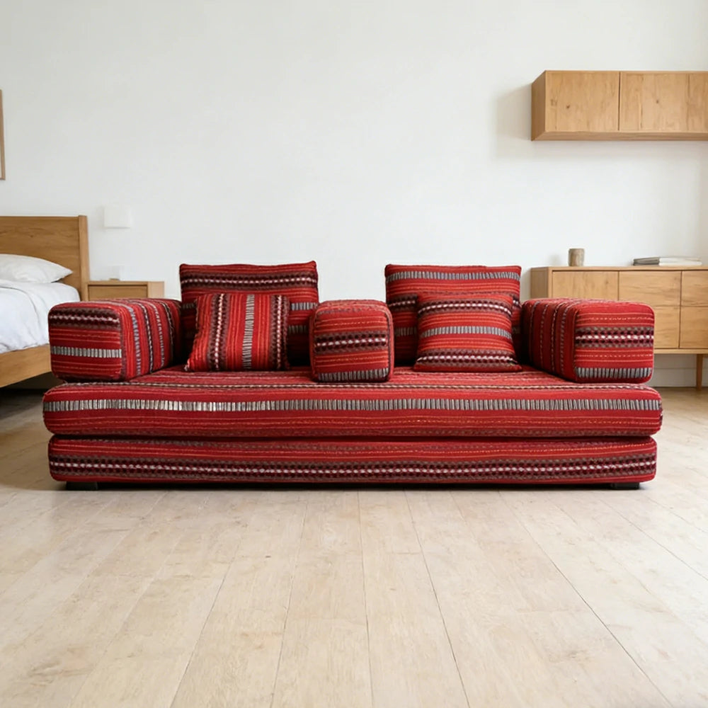 LUXORA B107A 180/200cm Sofa Compressible Packaging Quick Rebound Cushion High Density Foam Core Space Saving Design