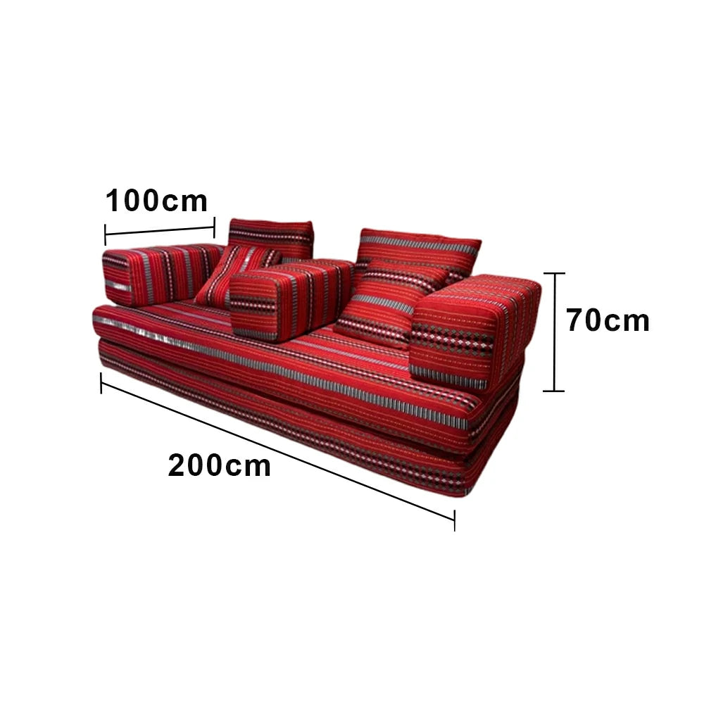 LUXORA B107A 180/200cm Sofa Compressible Packaging Quick Rebound Cushion High Density Foam Core Space Saving Design