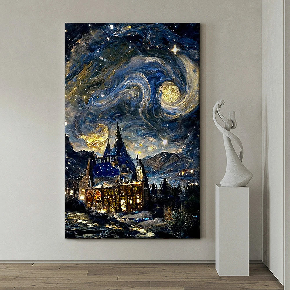 LUXORA Hand-Painted Oil Painting 50/80/100cm Luxury Neutral Abstract Art for Living Rooms Seeking Clean Lines, Gentle Color Flow, and a Calm, Contemporary Decorative Style