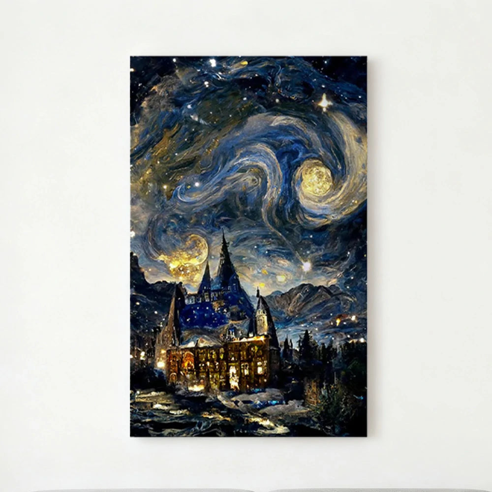 LUXORA Hand-Painted Oil Painting 50/80/100cm Luxury Neutral Abstract Art for Living Rooms Seeking Clean Lines, Gentle Color Flow, and a Calm, Contemporary Decorative Style