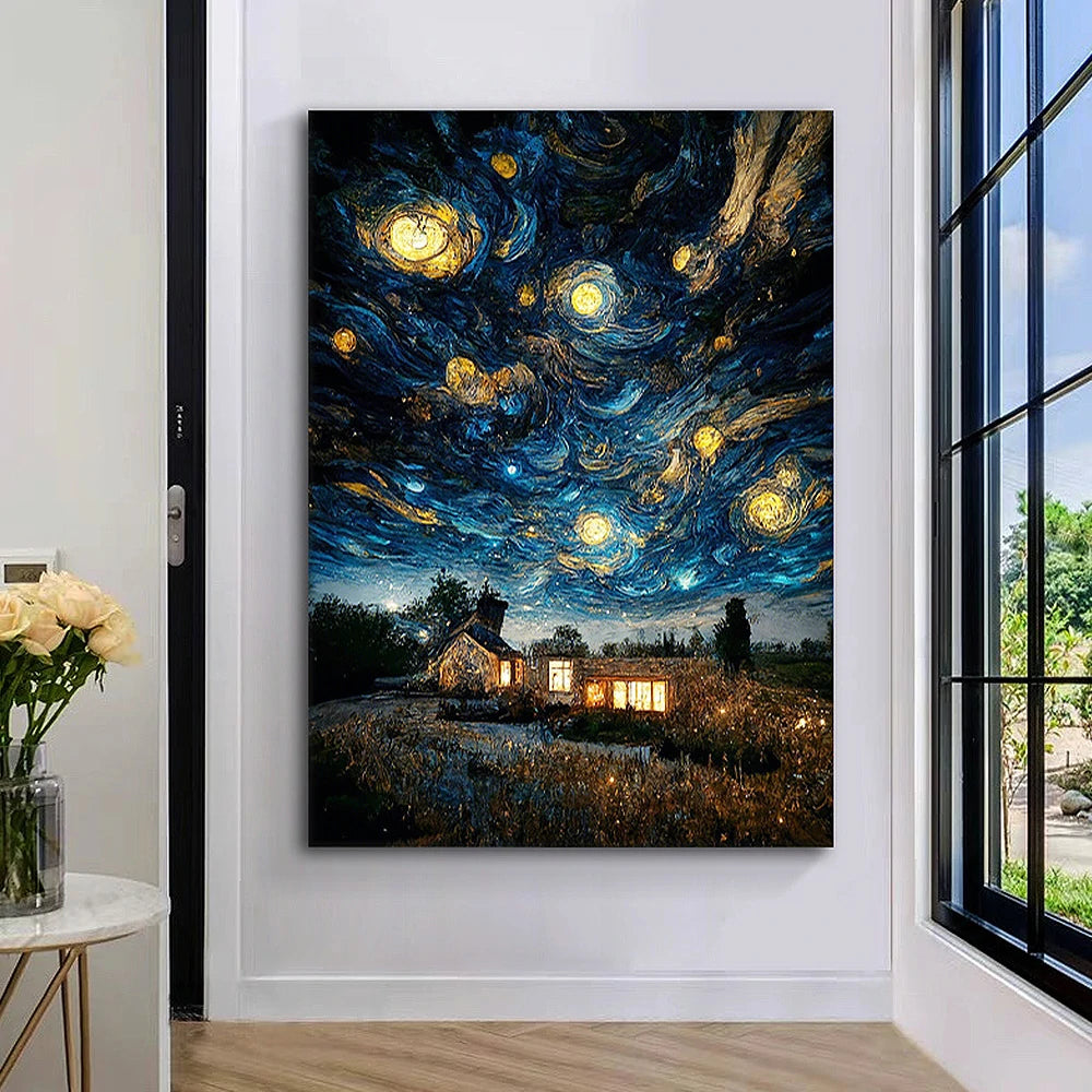 LUXORA Hand-Painted Oil Painting 50/80/100cm Minimalist Wall Art Featuring Subtle Texture Layers to Elevate Interior Spaces with a Soft and Modern Home Ambience