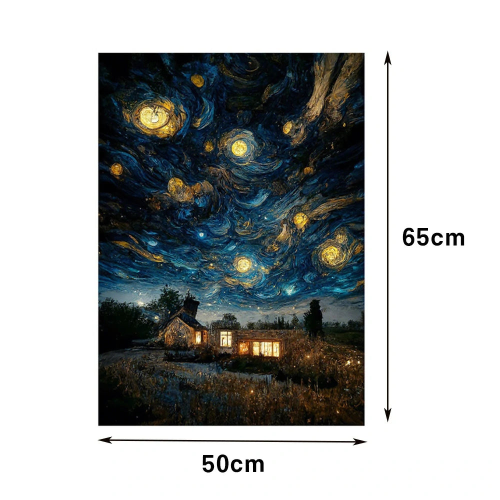 LUXORA Hand-Painted Oil Painting 50/80/100cm Minimalist Wall Art Featuring Subtle Texture Layers to Elevate Interior Spaces with a Soft and Modern Home Ambience