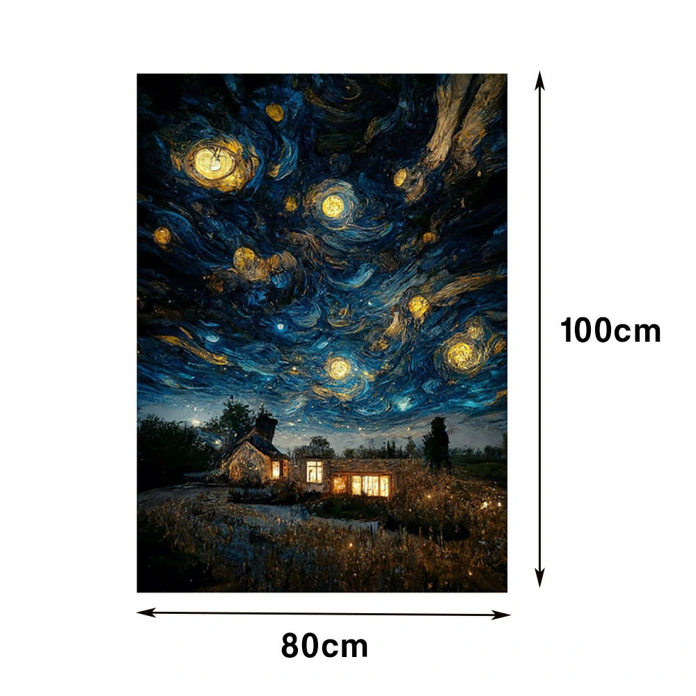 LUXORA Hand-Painted Oil Painting 50/80/100cm Minimalist Wall Art Featuring Subtle Texture Layers to Elevate Interior Spaces with a Soft and Modern Home Ambience