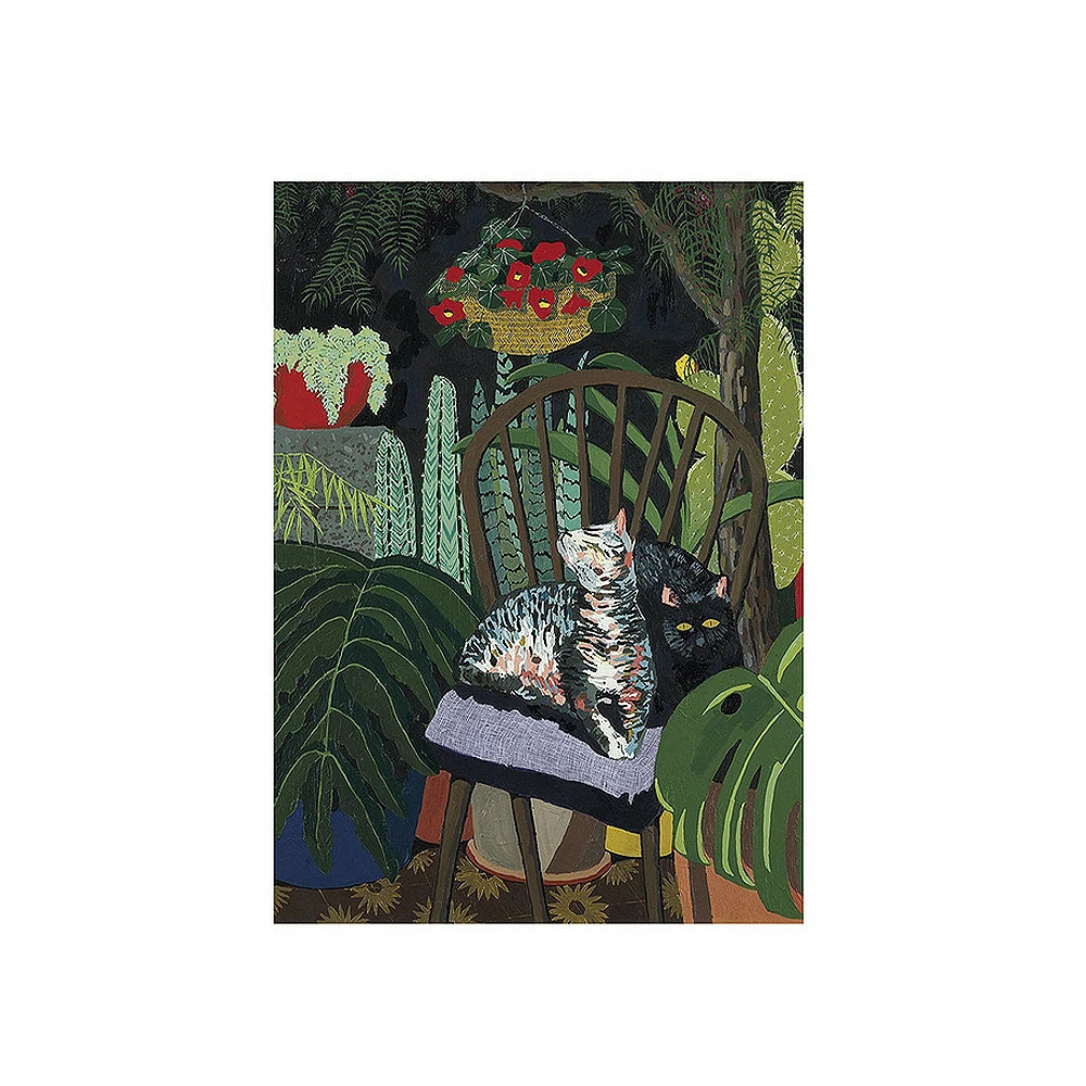 LUXORA Hand-Painted Oil Painting 60/80/120cm - Neutral Abstract Wall Painting Crafted for Simplicity and Everyday Comfort