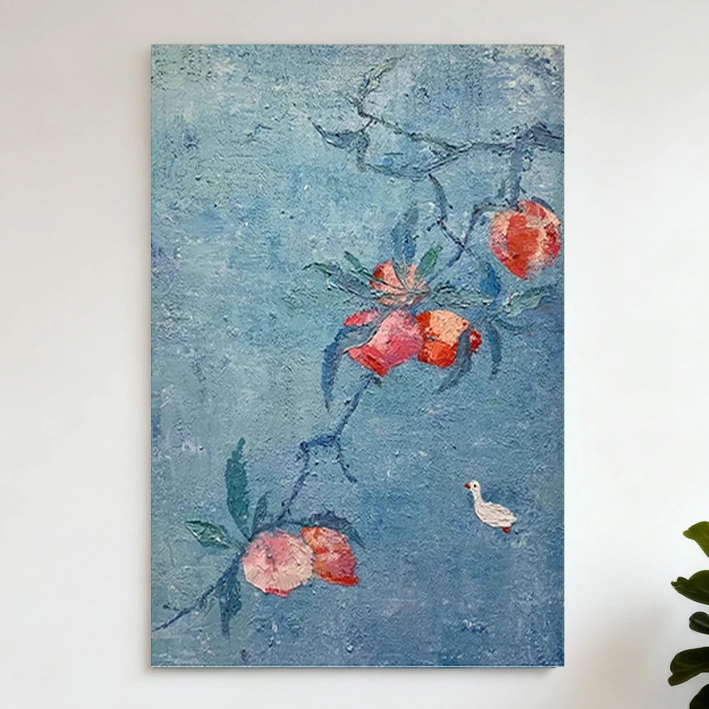 LUXORA Hand-Painted Oil Painting 90/120/180cm - Elegant Hand-Painted Canvas Art in Soft Neutrals for Refined and Clean Spaces