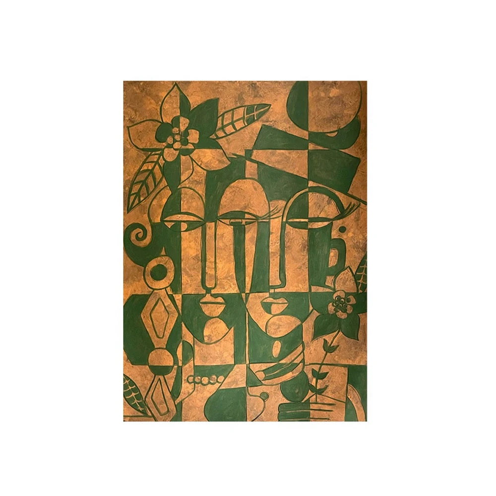 LUXORA Hand-Painted Oil Painting 60/80/120cm - Modern Minimalist Wall Art with Neutral Colours and Smooth Texture for Everyday Spaces