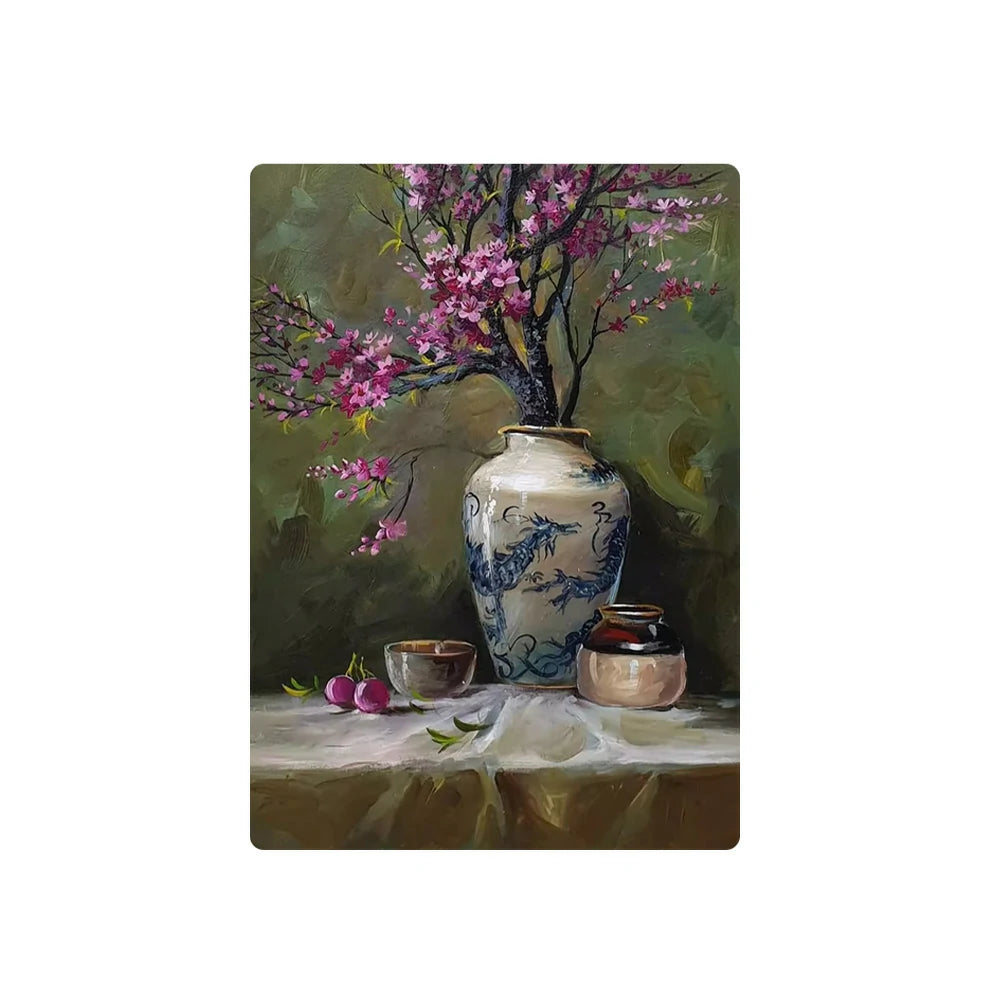 LUXORA Hand-Painted Oil Painting 60/80/120cm - Modern Wall Art That Blends Neutral Shades and Minimal Form for Timeless Style