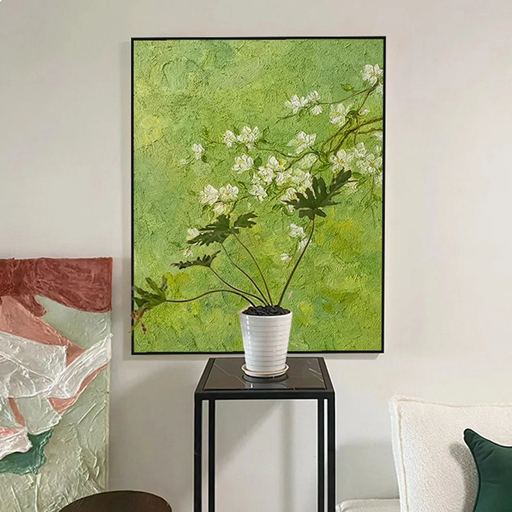 LUXORA Hand-Painted Oil Painting 60/80/120cm - Minimalist Painting Crafted on Premium Canvas for Balanced and Relaxed Ambience