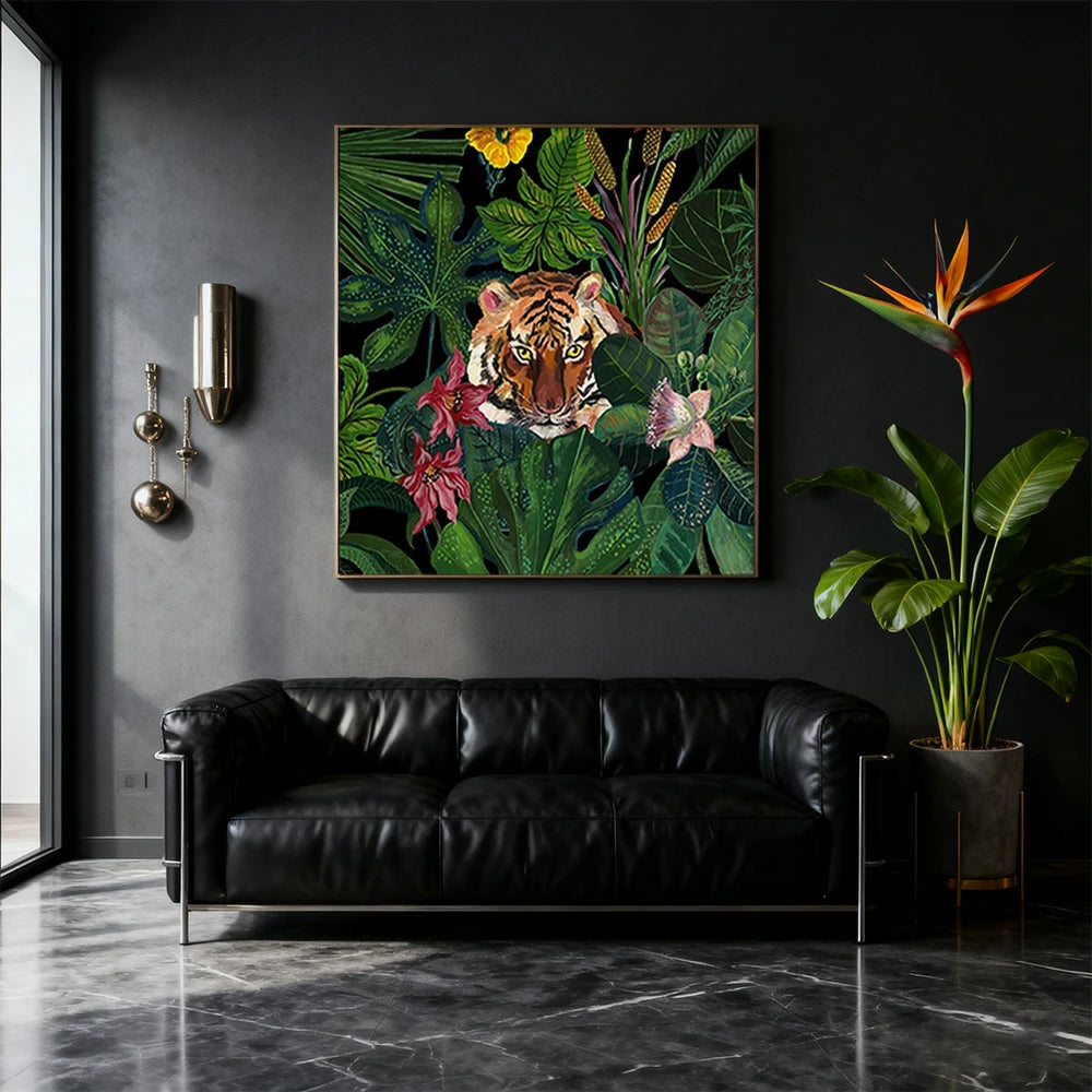 LUXORA Hand-Painted Oil Painting 70/100/150cm - Neutral Abstract Wall Art Bringing Balance and Soft Warmth to Interiors