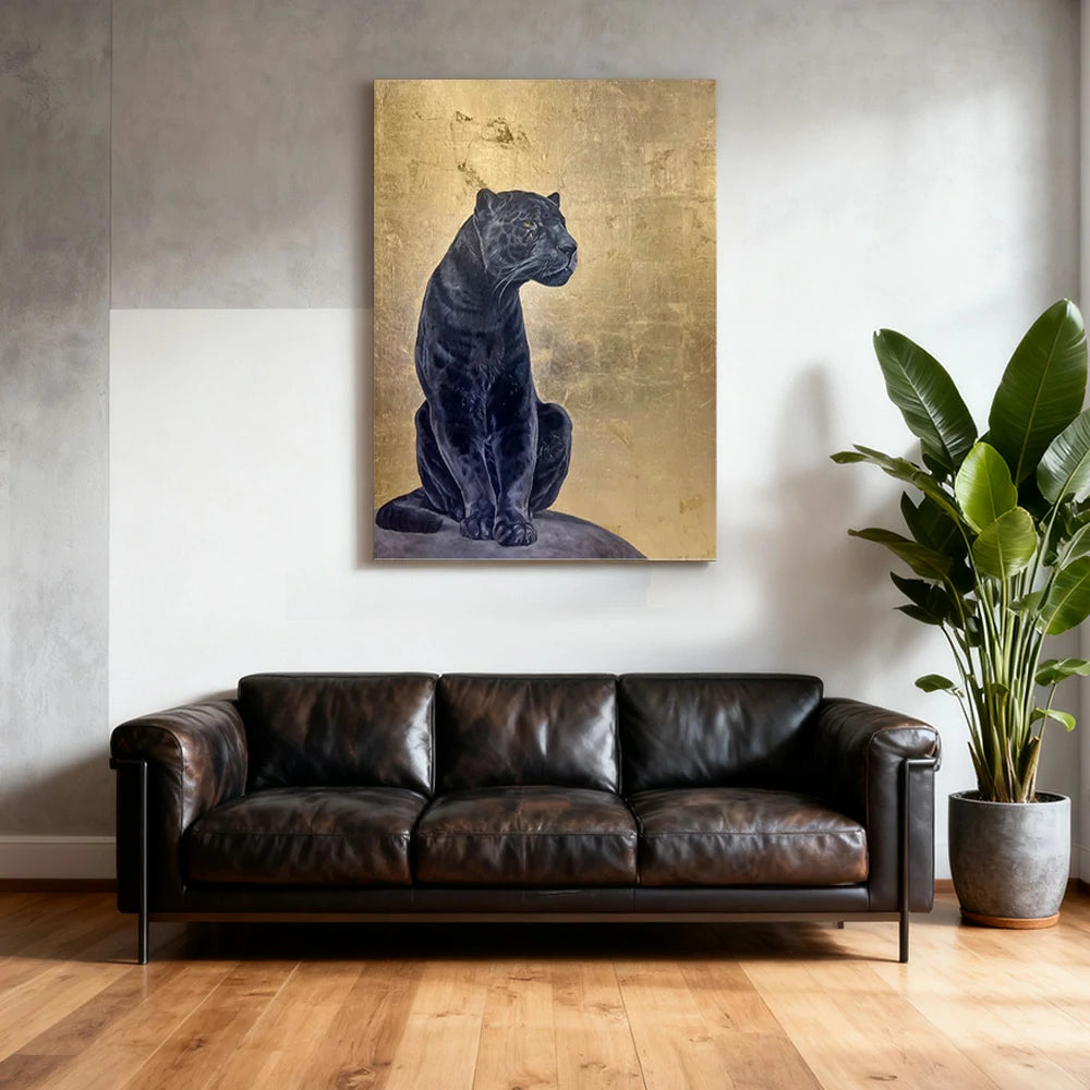 LUXORA Hand-Painted Oil Painting 60/80/120cm - Refined Neutral Artwork Featuring Subtle Brush Detail and Minimal Form