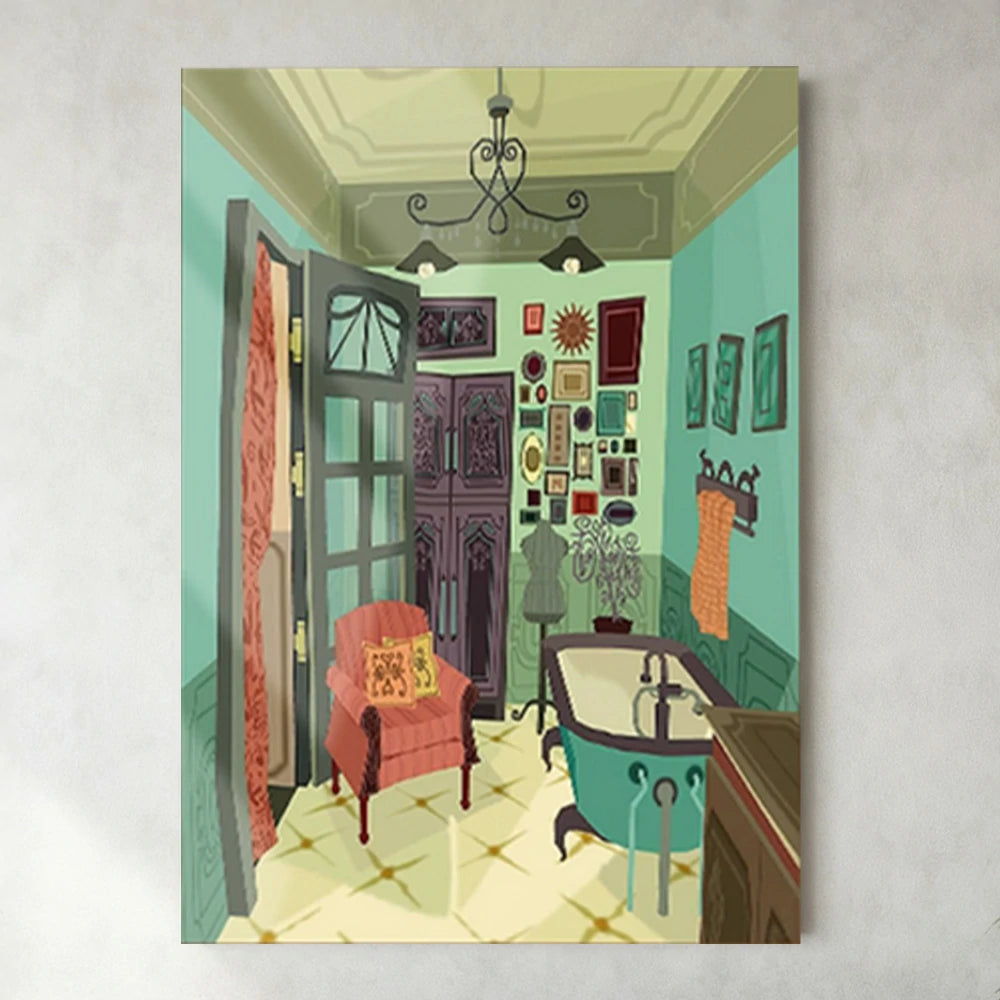 LUXORA Hand-Painted Oil Painting 60/80/100cm - Neutral Abstract Form That Adds Depth and Simplicity to Modern Home Design