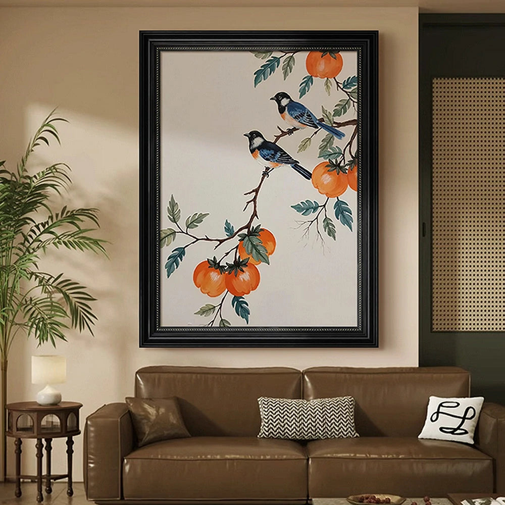 LUXORA Hand-Painted Oil Painting 50/80/120cm - Minimalist Wall Painting Designed for Simple and Elegant Interiors