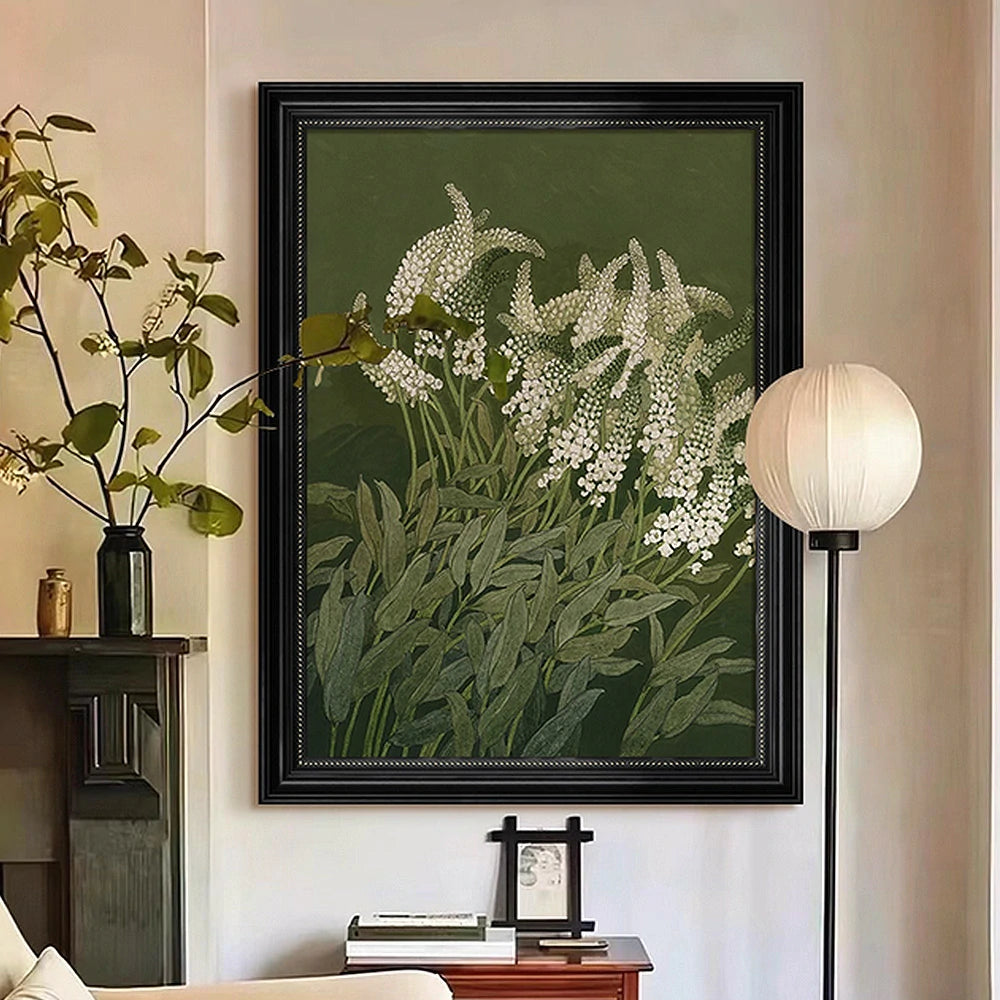 LUXORA Hand-Painted Oil Painting 50/80/120cm - Contemporary Abstract Painting Blending Calm Tones and Balanced Geometry