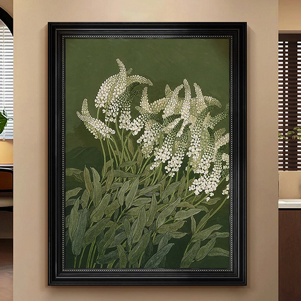 LUXORA Hand-Painted Oil Painting 50/80/120cm - Contemporary Abstract Painting Blending Calm Tones and Balanced Geometry