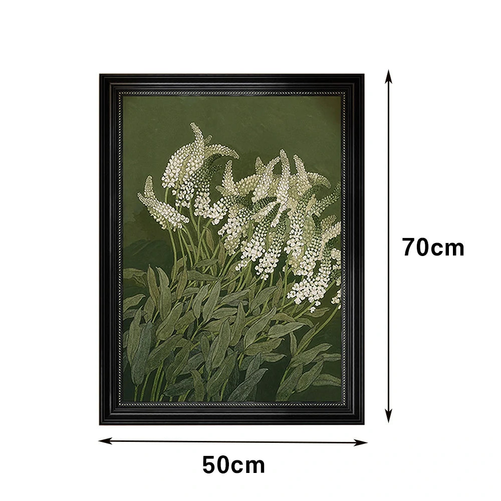 LUXORA Hand-Painted Oil Painting 50/80/120cm - Contemporary Abstract Painting Blending Calm Tones and Balanced Geometry