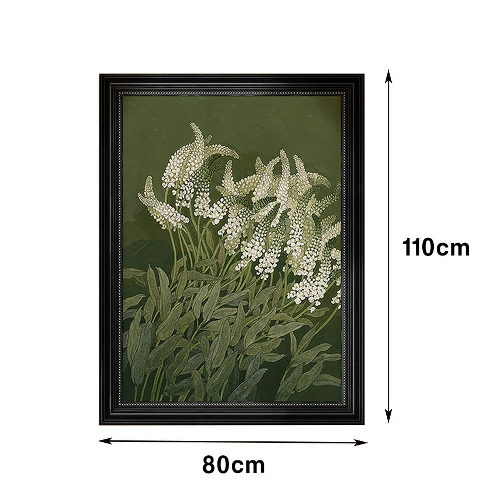 LUXORA Hand-Painted Oil Painting 50/80/120cm - Contemporary Abstract Painting Blending Calm Tones and Balanced Geometry