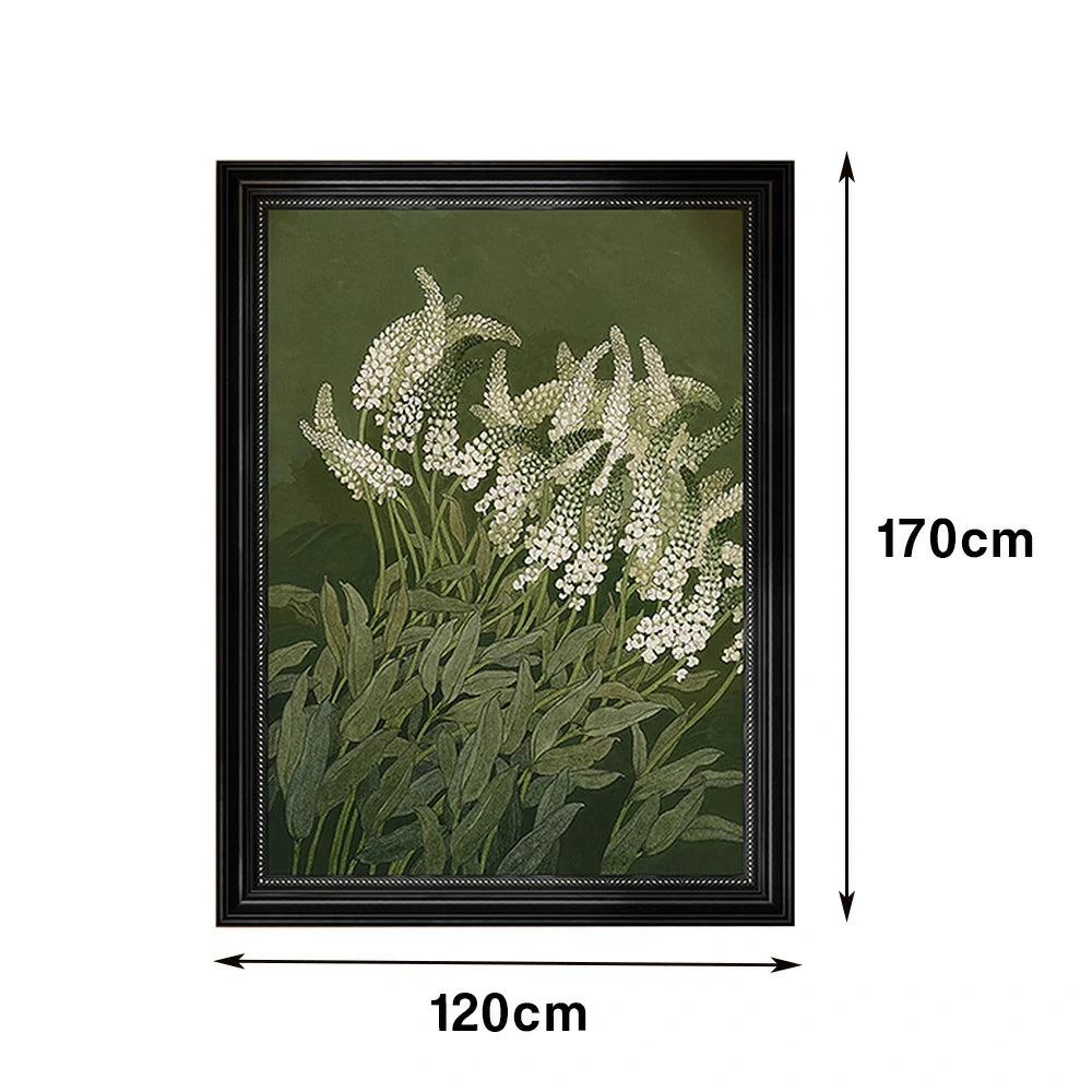 LUXORA Hand-Painted Oil Painting 50/80/120cm - Contemporary Abstract Painting Blending Calm Tones and Balanced Geometry