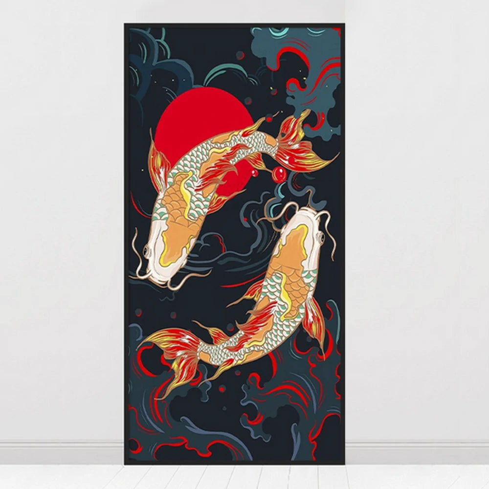 LUXORA Hand-Painted Oil Painting 50/70/90cm - Contemporary Hand-Painted Canvas with Balanced Composition and Natural Flow