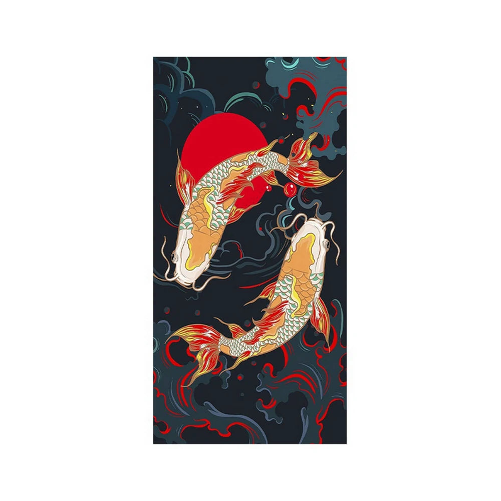 LUXORA Hand-Painted Oil Painting 50/70/90cm - Contemporary Hand-Painted Canvas with Balanced Composition and Natural Flow