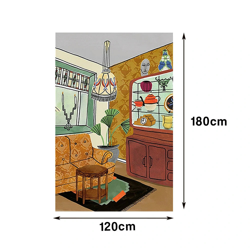 LUXORA Hand-Painted Oil Painting 90/120/180cm - Neutral Hand-Painted Artwork Creating Subtle Sophistication for Interior Walls