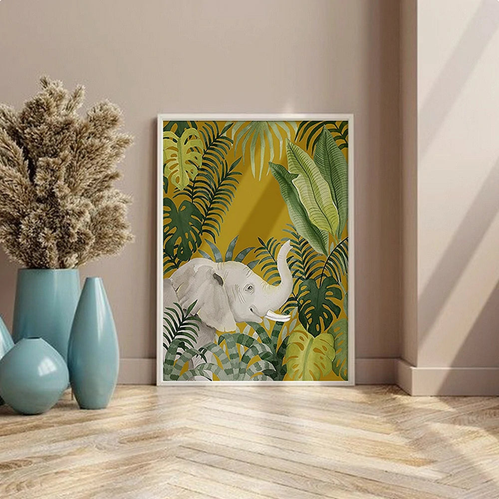 LUXORA Hand-Painted Oil Painting 60/80/120cm - Elegant Abstract Canvas with Harmonious Lines and Delicate Colour Transitions