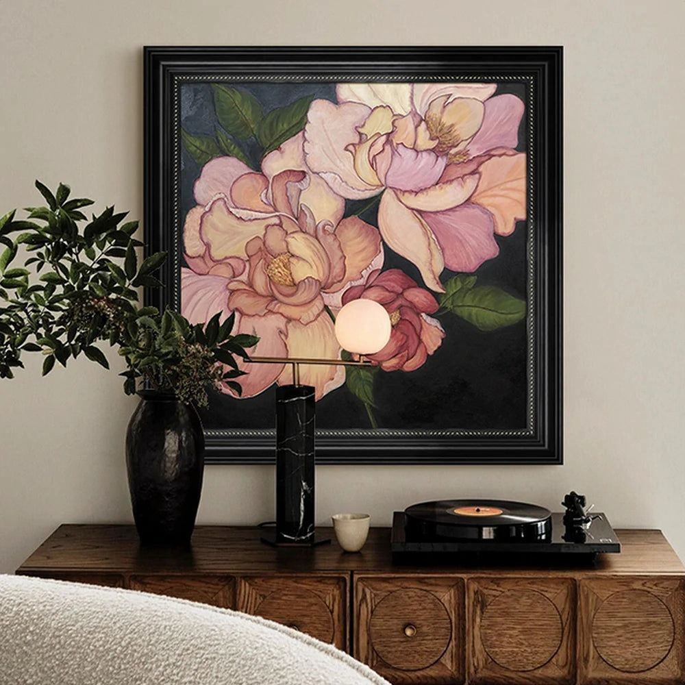 LUXORA Hand-Painted Oil Painting 60/90/140cm - Elegant Contemporary Wall Art with Soft Texture and Gentle Colour Layers