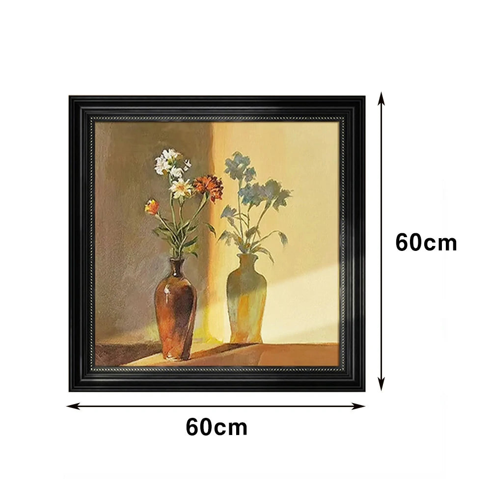 LUXORA Hand-Painted Oil Painting 60/90/140cm - Neutral Abstract Design Bringing Serenity and Subtle Charm to Modern Spaces