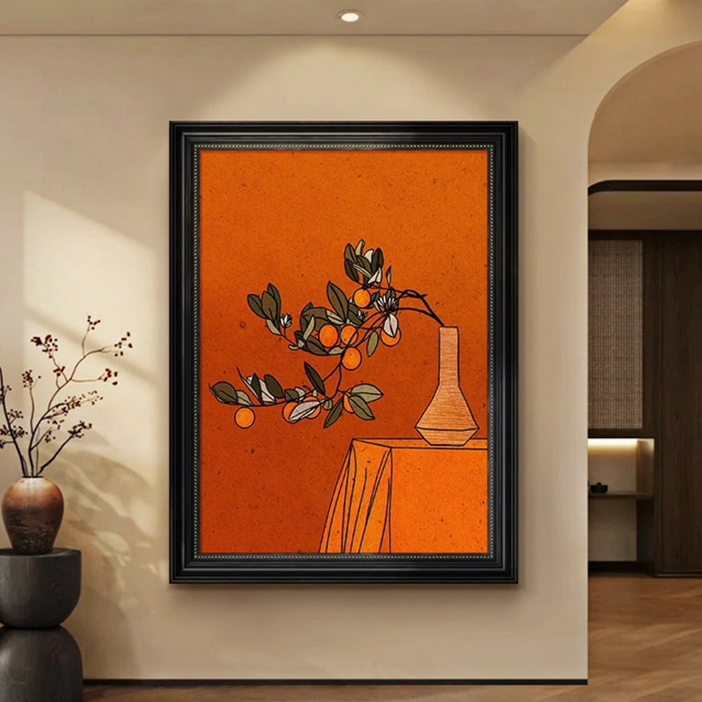 LUXORA Hand-Painted Oil Painting 50/80/120cm - Premium Canvas Artwork with Clean Aesthetic for Everyday Living Spaces