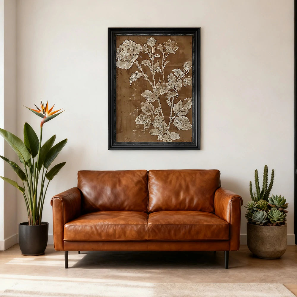 LUXORA Hand-Painted Oil Painting 50/80/120cm - Soft Colour Palette Painting Adding Gentle Warmth and Sophistication to Rooms