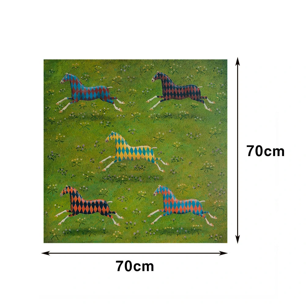 LUXORA Hand-Painted Oil Painting 70/100/150cm - Modern Wall Art Crafted with Smooth Brush Texture for a Clean, Inviting Look