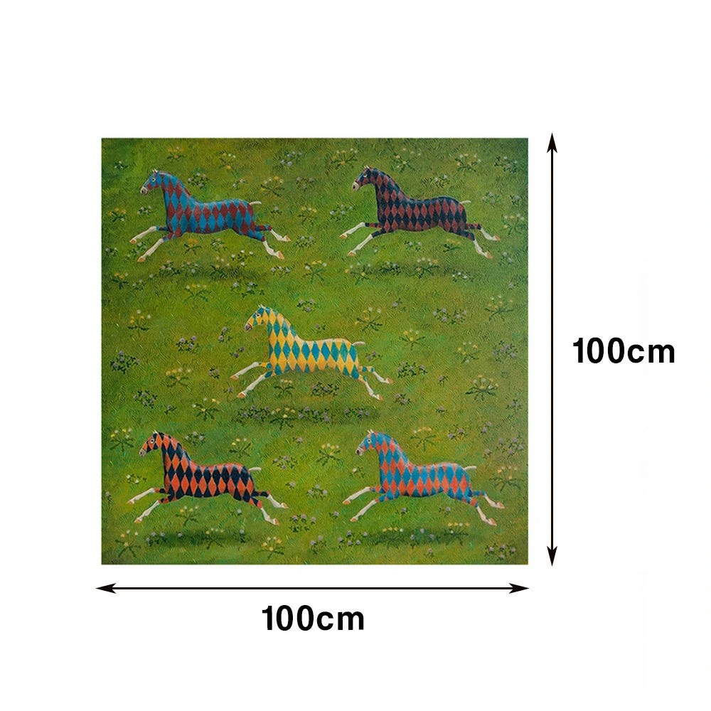 LUXORA Hand-Painted Oil Painting 70/100/150cm - Modern Wall Art Crafted with Smooth Brush Texture for a Clean, Inviting Look