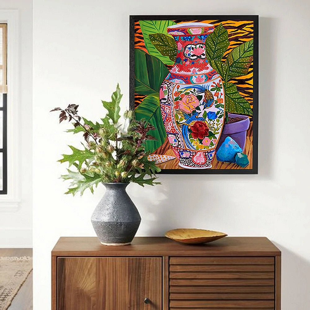 LUXORA Hand-Painted Oil Painting 60/80/120cm - Premium Abstract Painting Offering a Relaxed and Modern Look for Home Walls