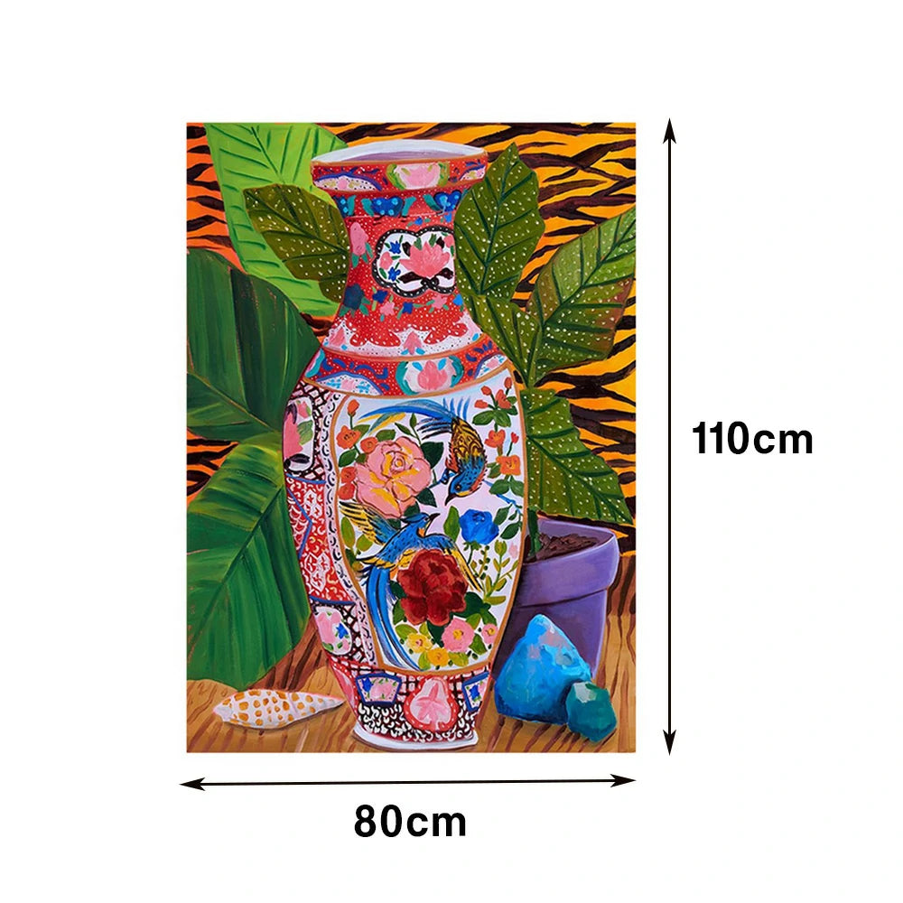 LUXORA Hand-Painted Oil Painting 60/80/120cm - Premium Abstract Painting Offering a Relaxed and Modern Look for Home Walls