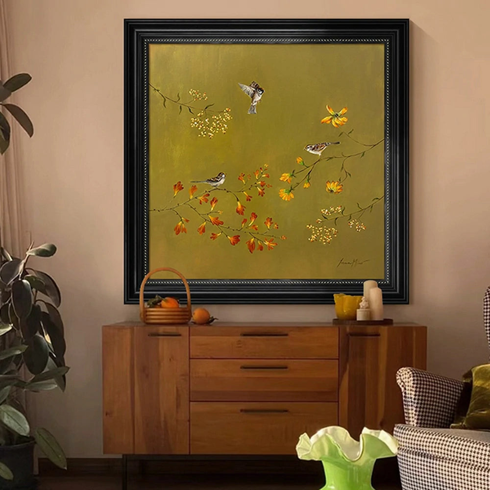 LUXORA Hand-Painted Oil Painting 60/90/140cm - Neutral Hand-Painted Canvas That Adds Calm and Warmth to Living Areas