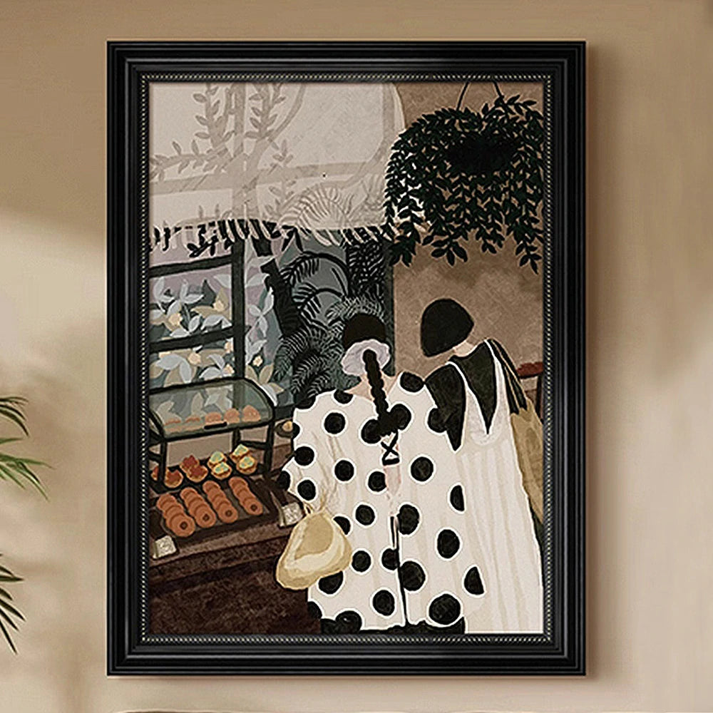 LUXORA Hand-Painted Oil Painting 50/80/120cm - Neutral Colour Composition That Brings Harmony and Warmth to Home Décor