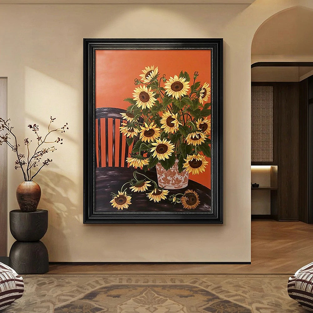 LUXORA Hand-Painted Oil Painting 50/80/120cm - Contemporary Wall Art That Adds Quiet Sophistication to Living Areas