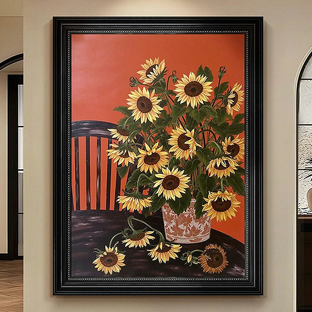 LUXORA Hand-Painted Oil Painting 50/80/120cm - Contemporary Wall Art That Adds Quiet Sophistication to Living Areas