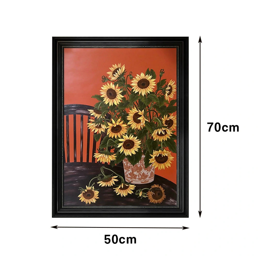 LUXORA Hand-Painted Oil Painting 50/80/120cm - Contemporary Wall Art That Adds Quiet Sophistication to Living Areas