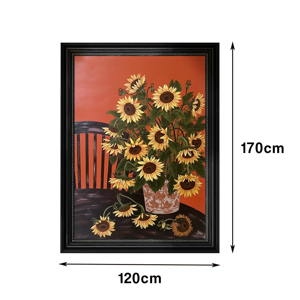 LUXORA Hand-Painted Oil Painting 50/80/120cm - Contemporary Wall Art That Adds Quiet Sophistication to Living Areas