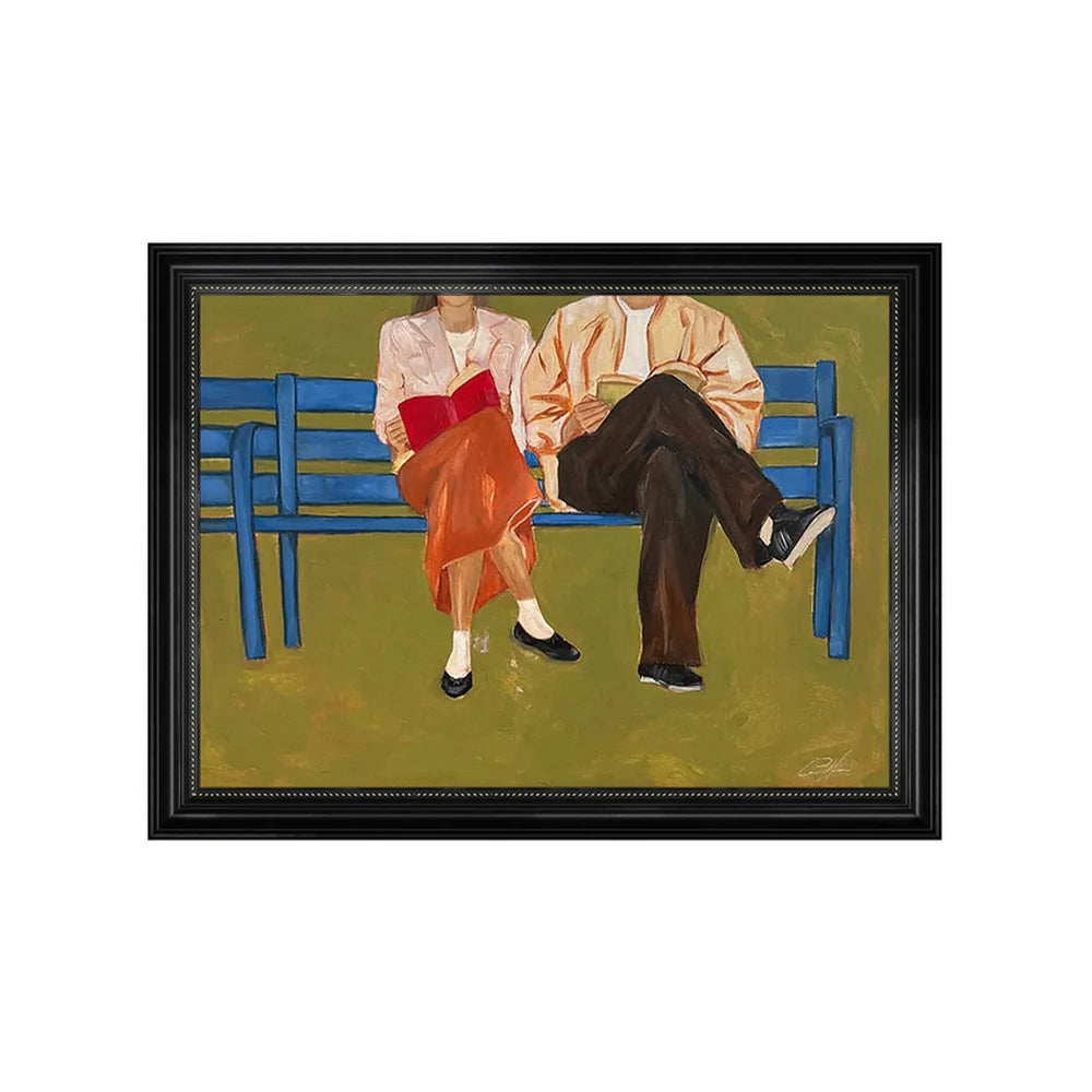 LUXORA Hand-Painted Oil Painting 70/110/170cm - Elegant Canvas Art with Subtle Texture Perfect for Bedrooms and Lounges