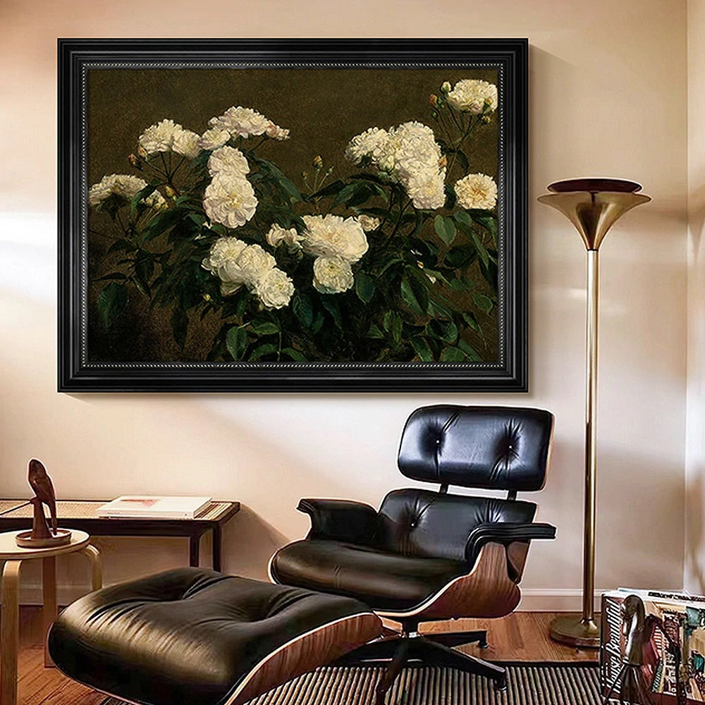 LUXORA Hand-Painted Oil Painting 70/110/170cm - Calming Abstract Canvas with Gentle Shades and Balanced Proportions