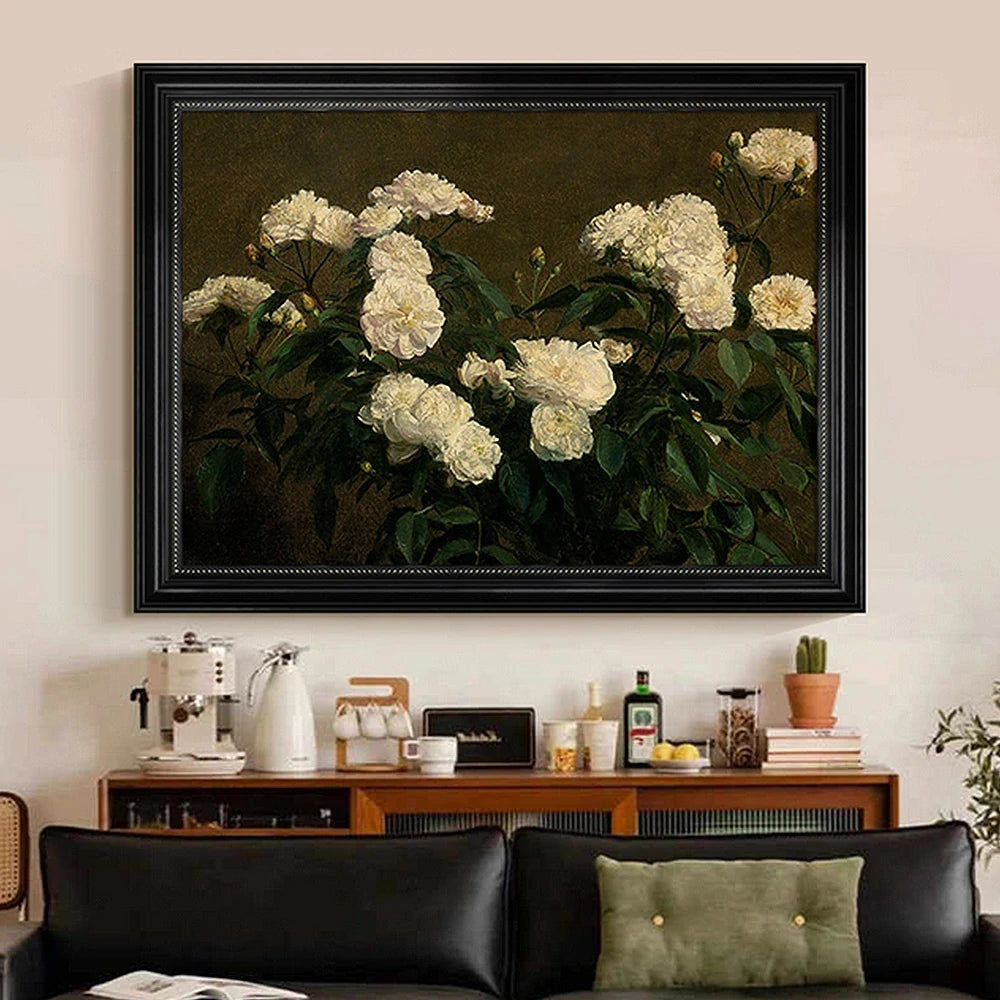 LUXORA Hand-Painted Oil Painting 70/110/170cm - Calming Abstract Canvas with Gentle Shades and Balanced Proportions