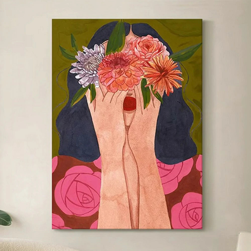 LUXORA Hand-Painted Oil Painting 50/80/100cm - Neutral Abstract Design Bringing Warmth and Tranquility to Home Decor