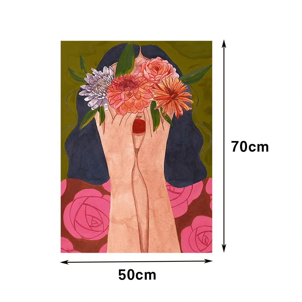 LUXORA Hand-Painted Oil Painting 50/80/100cm - Neutral Abstract Design Bringing Warmth and Tranquility to Home Decor