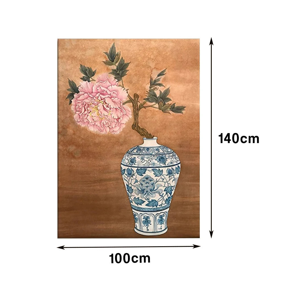 LUXORA Hand-Painted Oil Painting 50/80/100cm - Modern Abstract Painting Offering Neutral Tones and Fine Texture