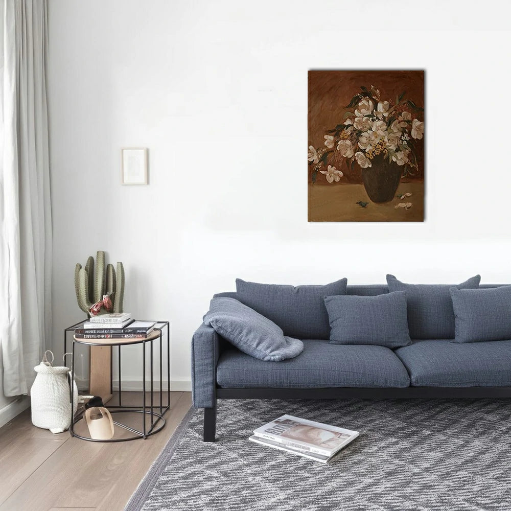 LUXORA Hand-Painted Oil Painting 50/80/100cm - Minimalist Hand-Painted Design That Embodies Comfort and Simplicity