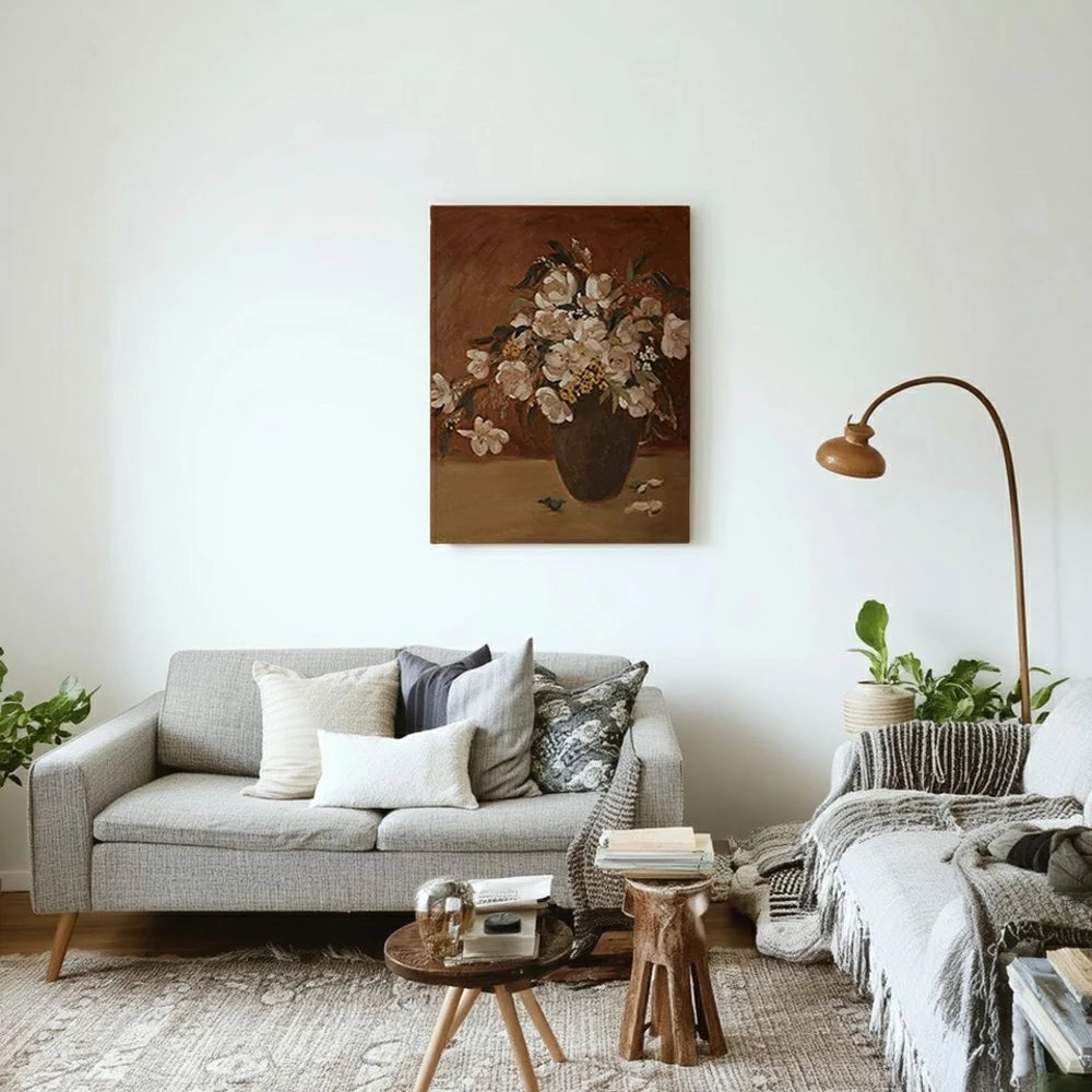 LUXORA Hand-Painted Oil Painting 50/80/100cm - Minimalist Hand-Painted Design That Embodies Comfort and Simplicity