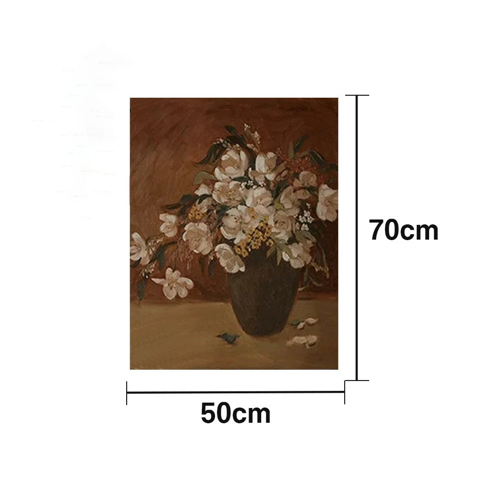 LUXORA Hand-Painted Oil Painting 50/80/100cm - Minimalist Hand-Painted Design That Embodies Comfort and Simplicity